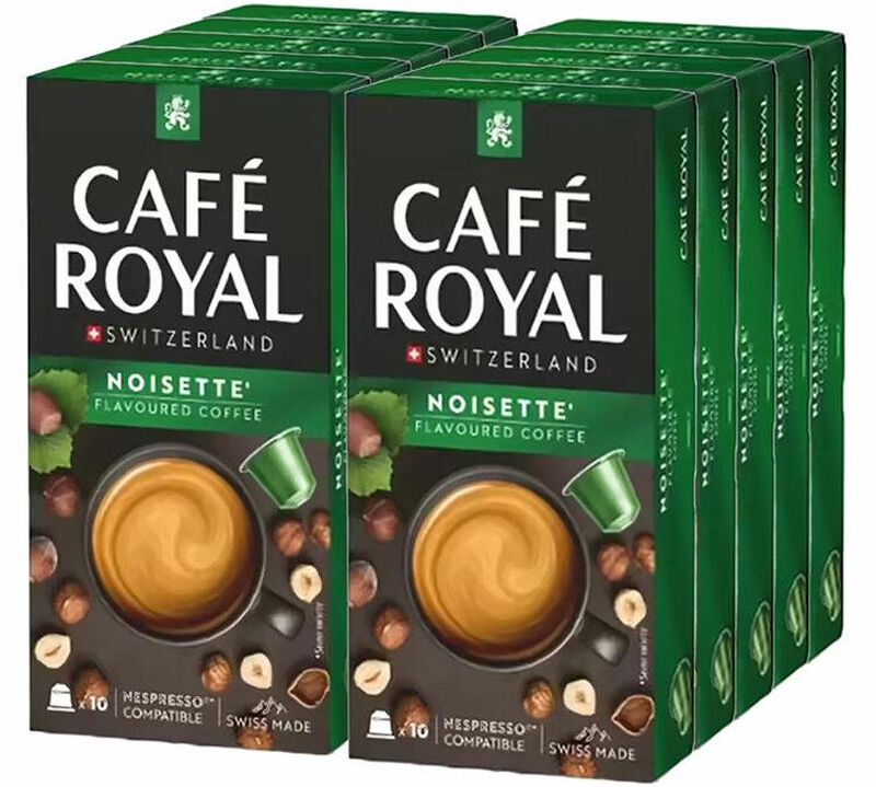 100 Nespresso* Original kompatible Kapseln Haselnuss &ndash; CAF&Eacute; ROYAL image number 0