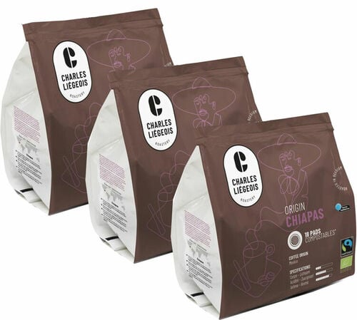 Senseo-Compatible Pods Charles Liegois Chiapas Mexico Value Pack x 54