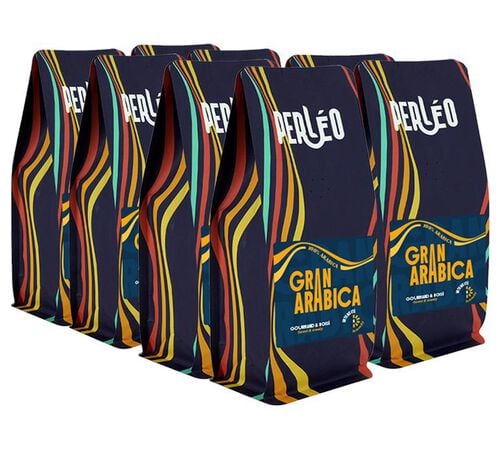 Perleo Gran Arabica Coffee Beans - 8 x 1kg