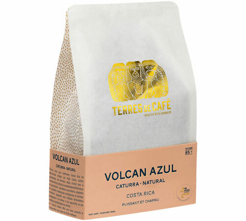 250 g - Caf&eacute; en grain - Volcan Azul Caturra - TERRES DE CAF&Eacute;