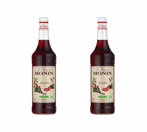 Sirop bio Monin - Grenadine - 2 x 1 L