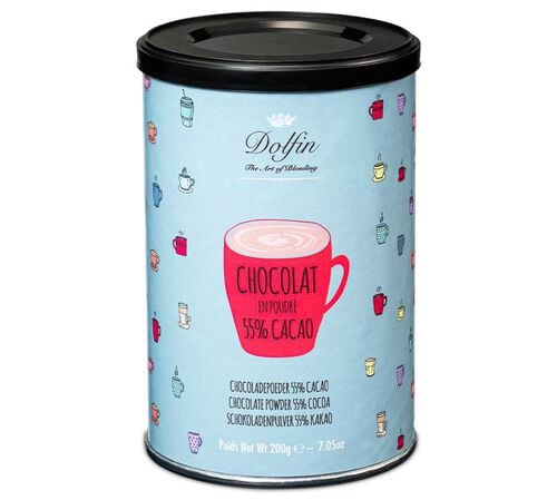 Dolfin Hot Chocolate Powder with 55% Cocoa - 200g