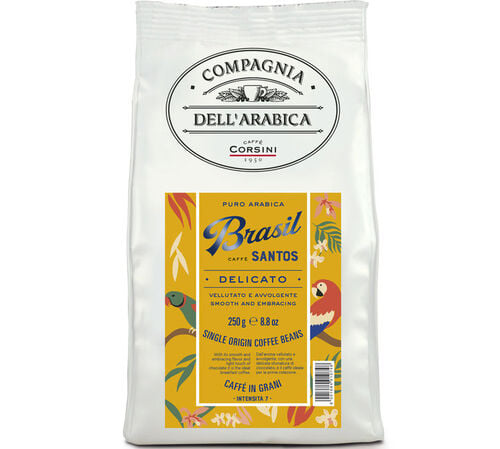 250 g - Caf&eacute; en grain - Br&eacute;sil Santos - CORSINI