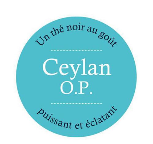 Boites Th&eacute; Noir Ceylan OP - 50 sachets - COMPTOIR FRAN&Ccedil;AIS DU TH&Eacute; image number 1
