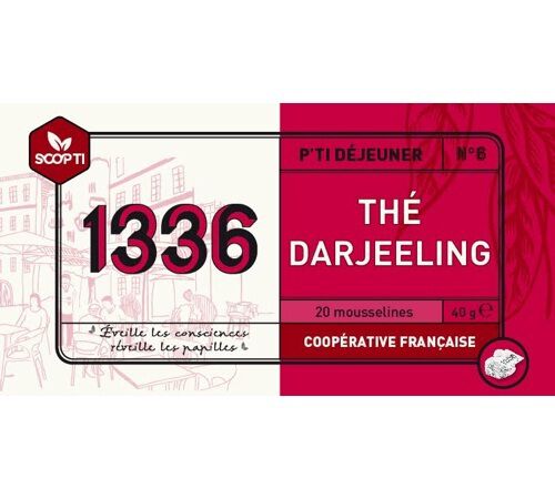 Th&eacute; Noir Darjeeling - 20 sachets - 1336 (Scop TI)