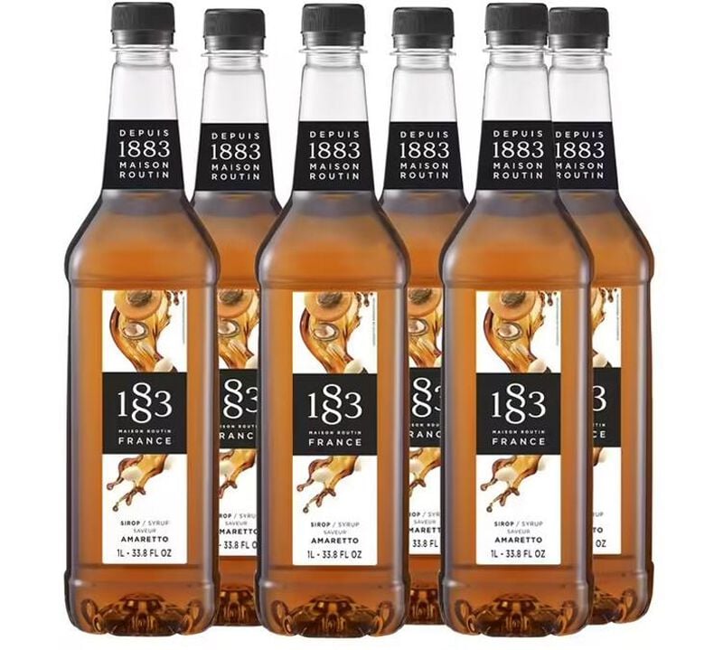Sirop Amaretto - Bouteille plastique - 6 x 1L - 1883 ROUTIN image number 0