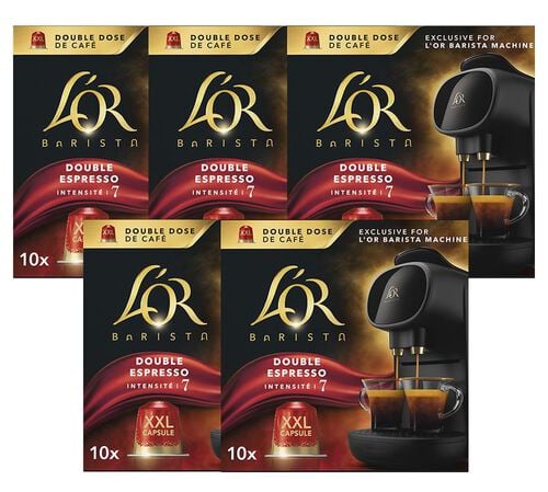 50 capsules XXL Double Espresso - Intensit&eacute; 7 - L'Or Barista
