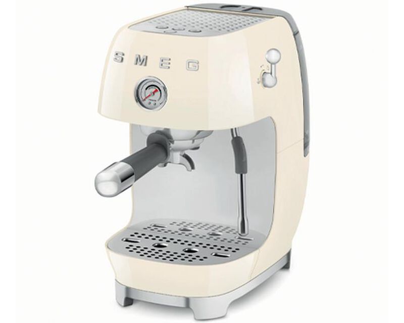 Machine &agrave; cafe Expresso manuelle "Ann&eacute;es 50" - Cr&egrave;me - SMEG - Parfait &eacute;tat image number 7