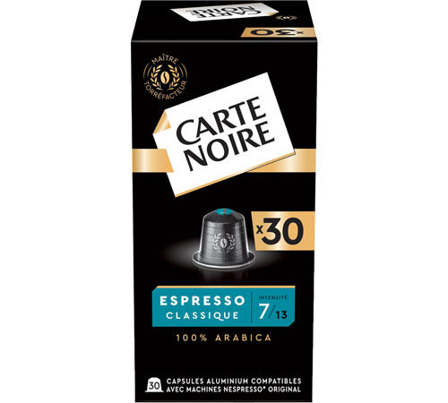 30 capsules compatibles Nespresso* Original Espresso Classique n&deg;7 - CARTE NOIRE image number 10