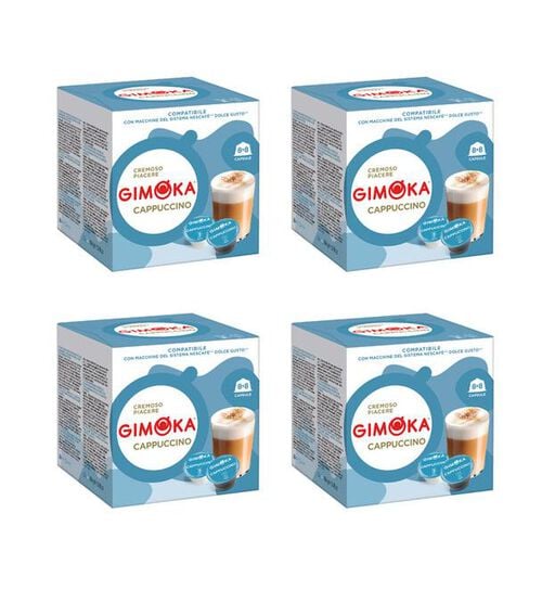 64 capsule compatibili Nescafe* Dolce Gusto* Cappuccino Classico &ndash; Gimoka