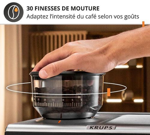 Machine expresso avec broyeur KRUPS Precision XP801T10 image number 3
