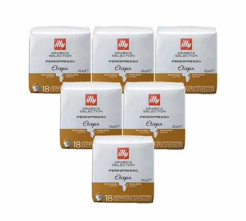 108 Capsules Iperespresso Arabica Selection Ethiopie - Illy