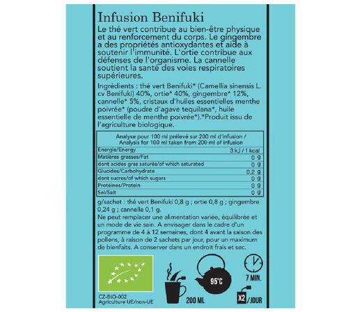 Aromandise - Tisana biologica per le vie respiratorie 18 bustine image number 1