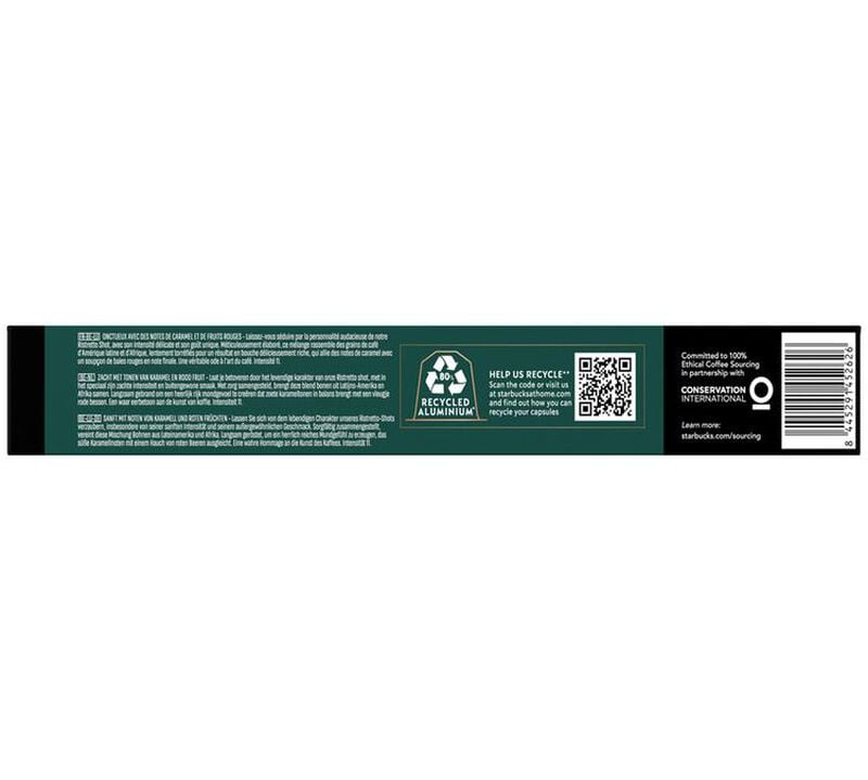 100 Nespresso* Original kompatible Kapseln Ristretto Shot &ndash; STARBUCKS image number 1