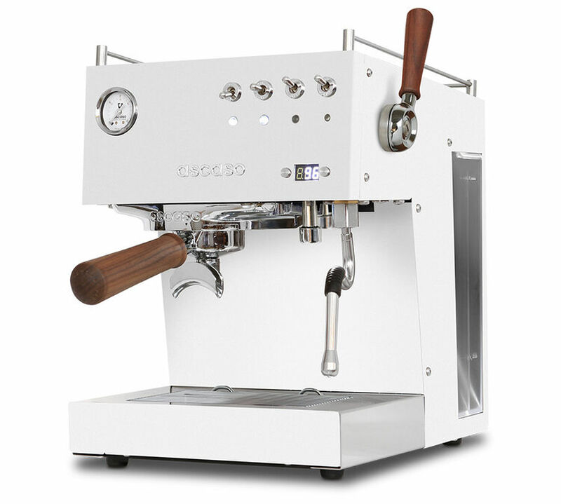 Machine expresso - Steel Duo PID PLUS Blanc et bois, porte filtre amovible - Ascaso - Tr&egrave;s bon &eacute;tat image number 1