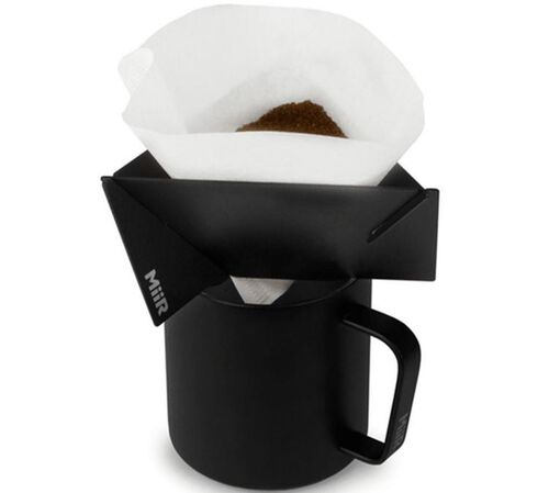 Dripper MIIR Pourigami pliable en inox noir image number 5