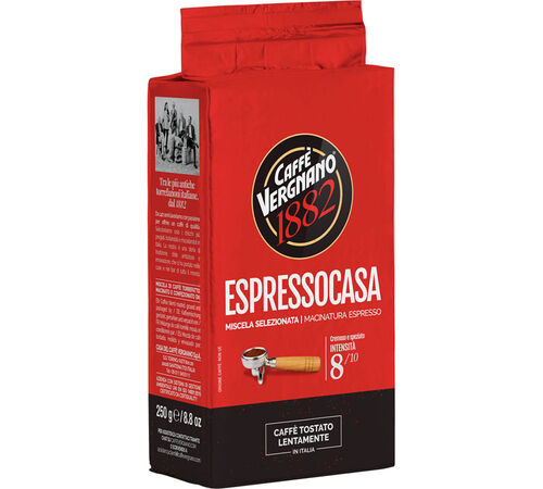 Caff&egrave; Vergnano Ground Coffee Espresso Casa - 250g image number 1
