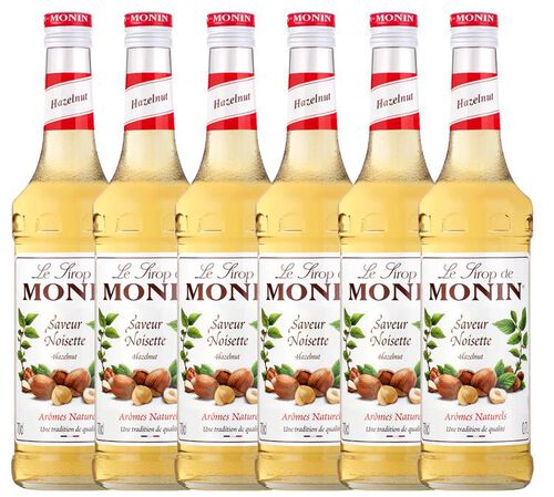 Sirop Noisette + pompe doseuse - 6 x 70cl MONIN