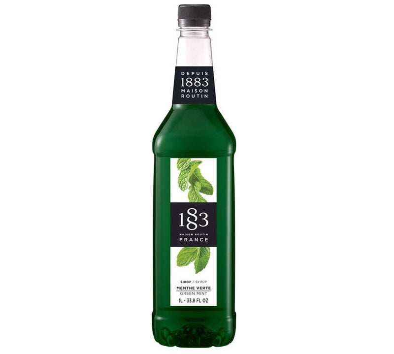 Sirop 1883 Routin Menthe Verte - Bouteille Plastique - 1L image number 0