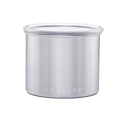 Bo&icirc;te conservatrice inox Argent avec vide d'air 250 gr - Airscape