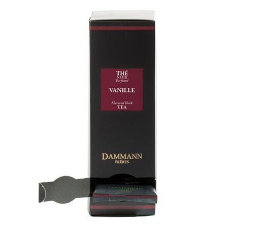 Th&eacute; Noir Vanille - 24 sachets - DAMMANN FR&Egrave;RES image number 1