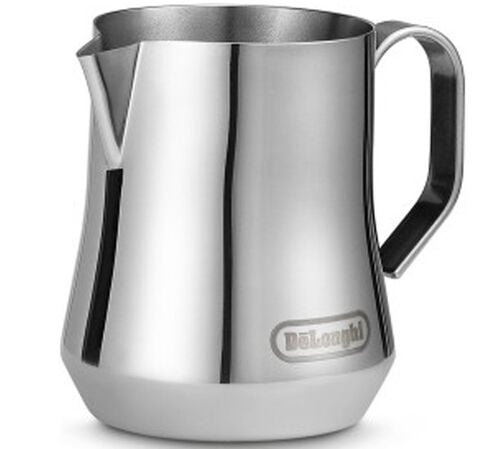 Pichet &agrave; lait DELONGHI en acier inoxydable 35 cl
