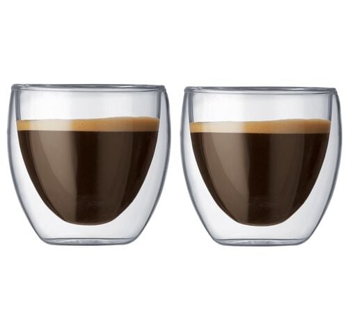 Verres double paroi BODUM - Pavina 2x8cl