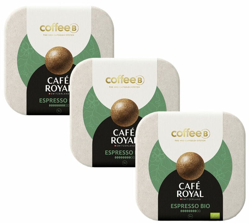 27 Boules de caf&eacute; Espresso Bio Compatible CoffeeB - CAF&Eacute; ROYAL image number 0