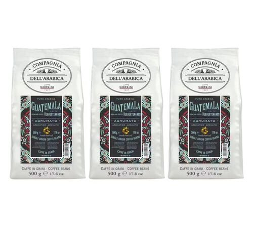 3 x 250 g - Caf&eacute; en grain - Guatemala - CORSINI