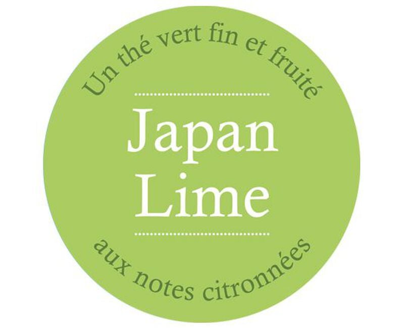 Bo&icirc;te Th&eacute; Vert Th&eacute; Japan Lime - Vrac 80 g - COMPTOIR FRAN&Ccedil;AIS DU TH&Eacute; image number 2