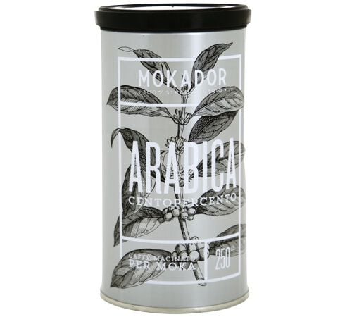 250 g - Caf&eacute; moulu - 100% arabica boite m&eacute;tal - MOKADOR CASTELLARI