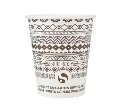 Lot de 3000 gobelets en carton - Etnyk - 20 cl - SEGI