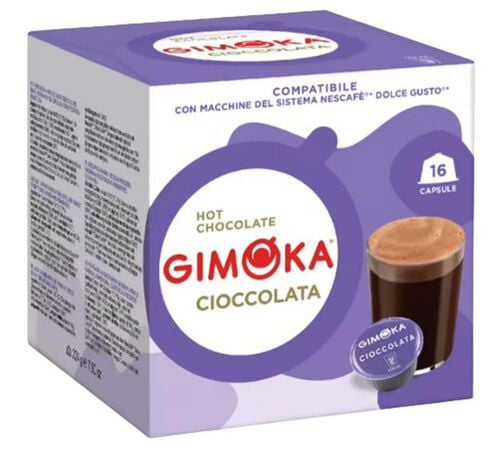 96 capsules compatibles Nescaf&eacute;* Dolce Gusto* Cioccolata - GIMOKA image number 1