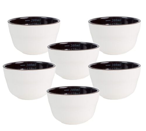 Set de 6 bols &agrave; Cupping 200ml - ESPRESSO GEAR