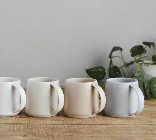 Kinto Mug Ripple Beige in Porcelain - 250ml image number 1