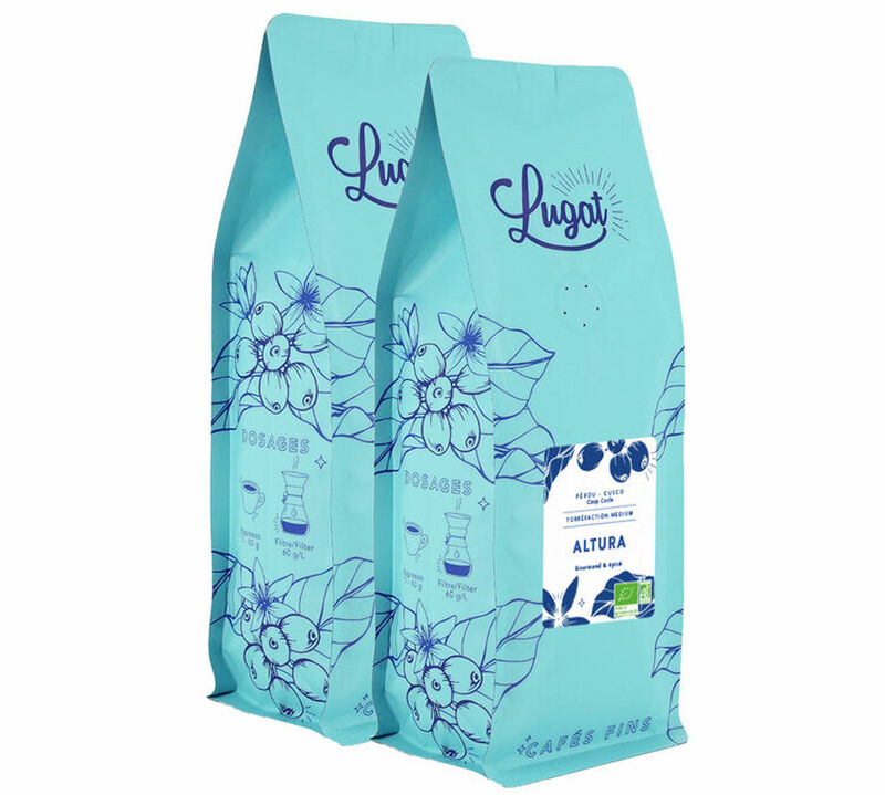 2 kg Caf&eacute; en grain Bio Altura - Lugat image number 0