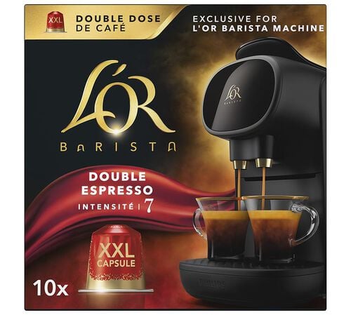 10 capsules XXL Double Espresso - Intensit&eacute; 7 - L'Or Barista