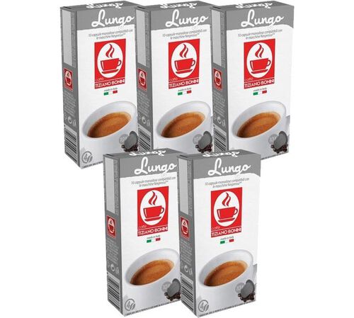 Pack Capsules compatibles Nespresso&reg; Lungo 100% Arabica 5 x 10