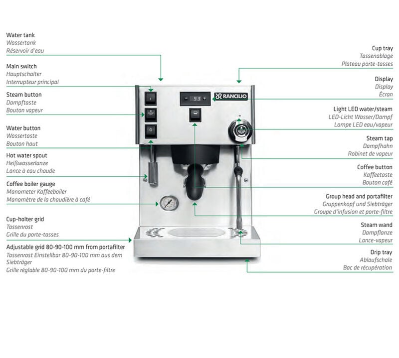 Machine espresso - Sylvia pro X blanche- Rancilio - Bon &eacute;tat image number 5
