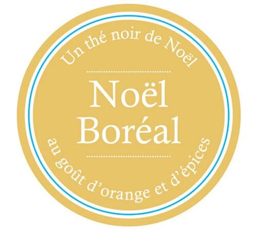 Th&eacute; Noir No&euml;l Bor&eacute;al - Vrac 100 g - COMPTOIR FRAN&Ccedil;AIS DU TH&Eacute; image number 1