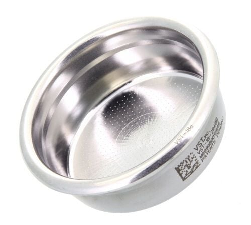 Filtre simple 2 tasses VST Haute Pr&eacute;cision 18g Ridged 58mm pour machine expresso