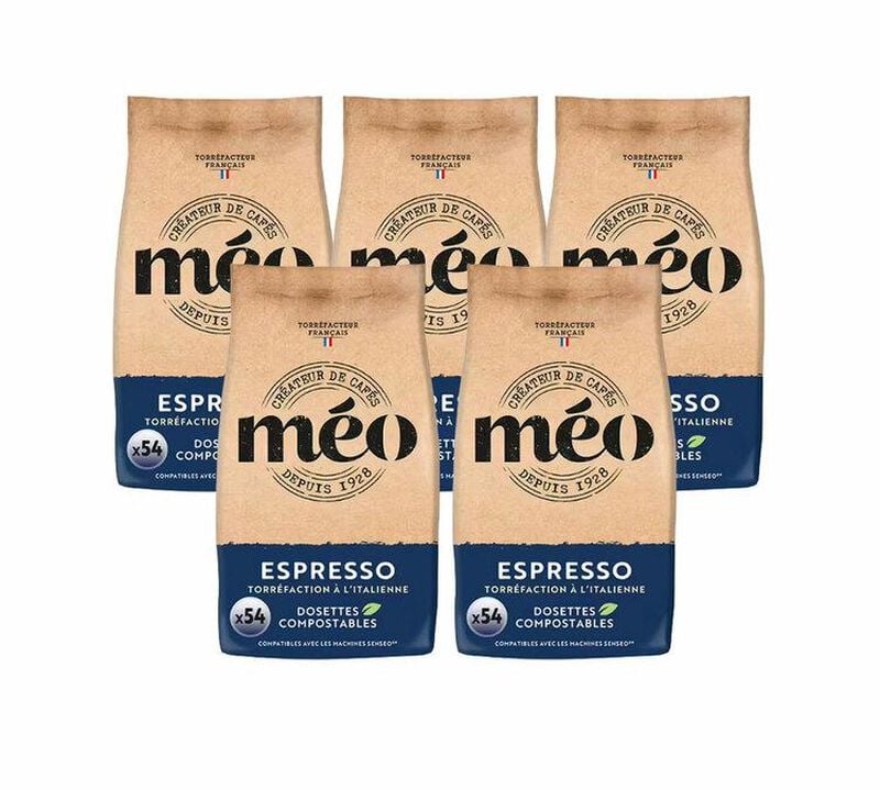 270 dosettes souples Espresso Torr&eacute;faction Italienne - CAFES MEO image number 0