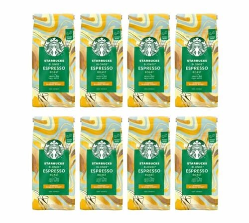 8 x 450g - Starbucks Coffee Beans Blonde Espresso Roast