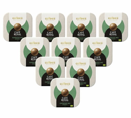 Caf&eacute; Royal - Espresso Bio kompatibel mit CoffeeB - 90 Kaffeeb&auml;lle