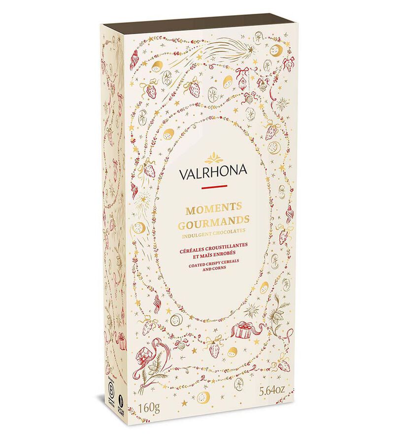Coffret chocolats Moment gourmands No&euml;l 2026 - 160 g - VALRHONA image number 0