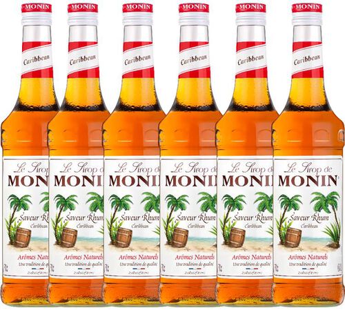 Sirop Saveur Rhum - 6 x 70 cl - MONIN
