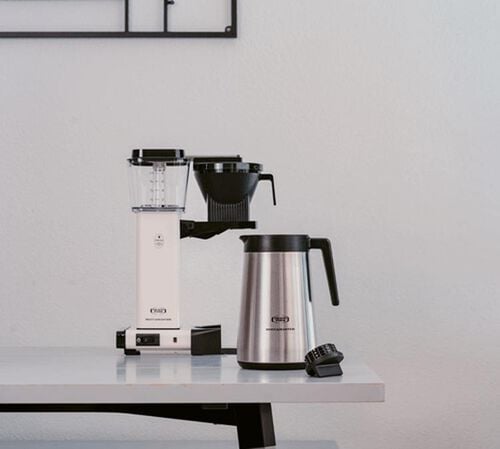 Cafeti&egrave;re filtre Moccamaster KBGT Blanche avec verseuse isotherme 1.25L image number 1