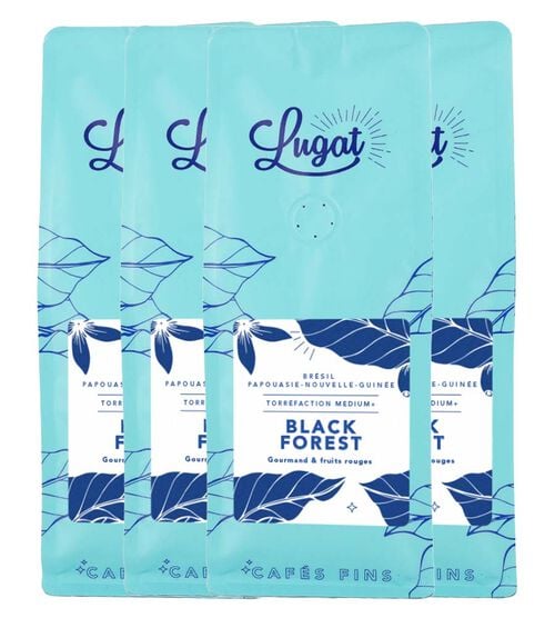Lugat Specialty Coffee Beans Black Forest - 4 x 230g