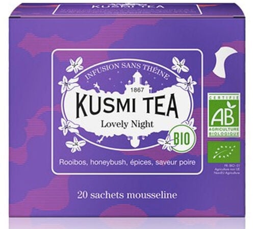 Infusion Lovely Night Bio - 20 sachets - KUSMI TEA
