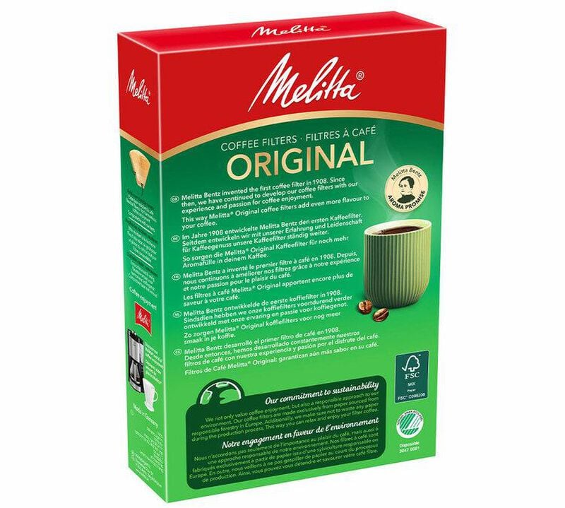 Melitta Kaffeefilter 1 x 4 braun x 80 image number 1